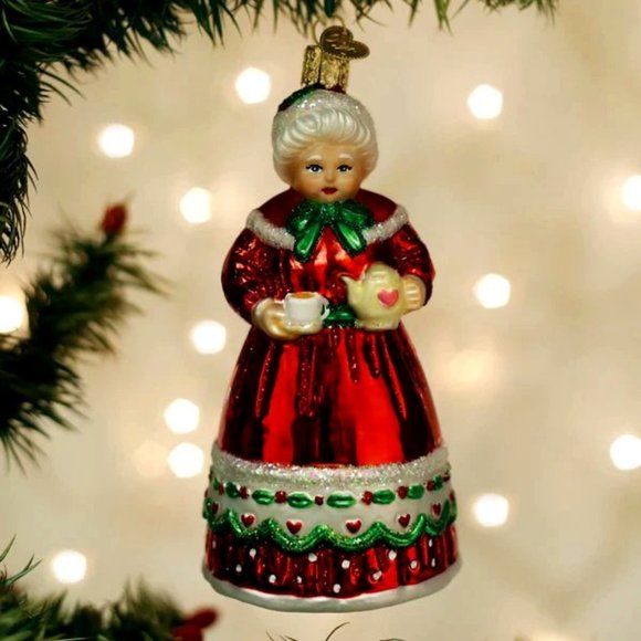 Mrs. Claus Christmas Ornament with Keepsake Box | Old World Christmas | NWT - Picture 1 of 7